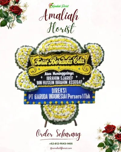 Papan Bunga Duka di Ledeng