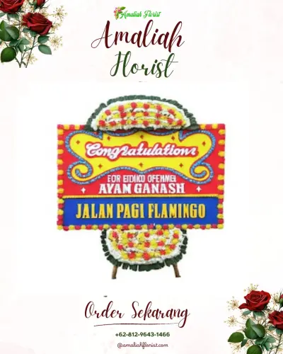 Bunga Papan Congratulation di Ledeng